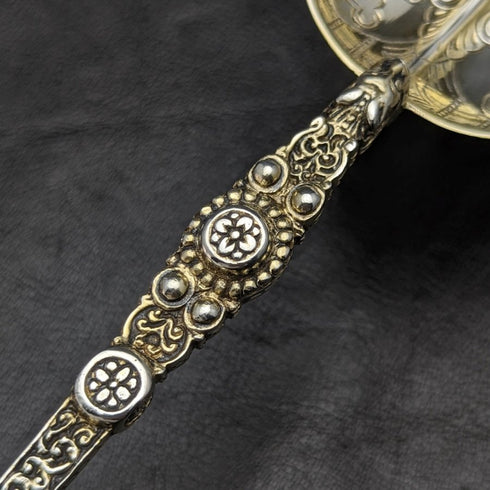 1936 British Vintage Sterling Silver Large Anoiting Spoon 96g