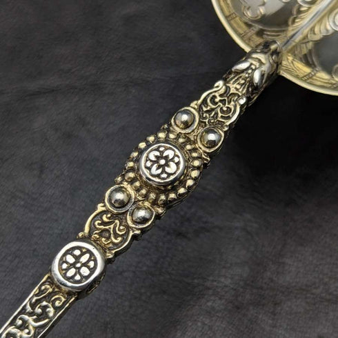 1936 British Vintage Sterling Silver Large Anoiting Spoon 96g