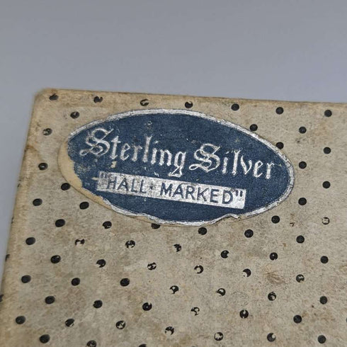 1967 British Vintage Pie Server Sterling Silver Handle Queen's Pattern Paper Box