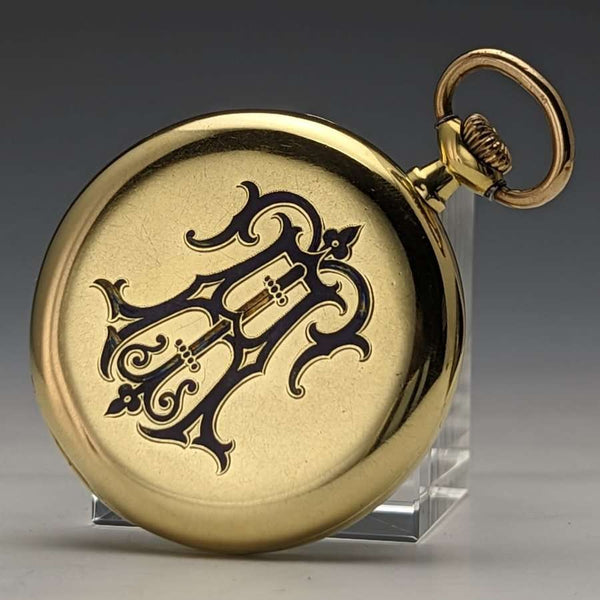 Around 1910 Antique Vacheron Constantin pocket watch K18 solid gold open face