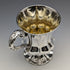 1853 British Antique Sterling Silver Mug 122g Henry Wilkinson