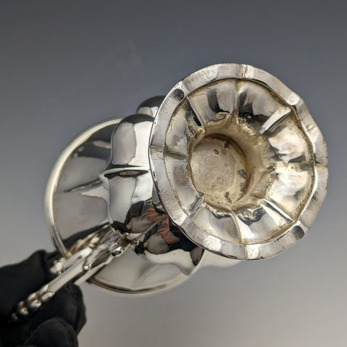 1853 British Antique Sterling Silver Mug 122g Henry Wilkinson