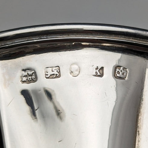 1853 British Antique Sterling Silver Mug 122g Henry Wilkinson