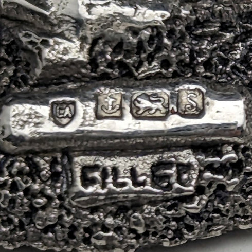 英國鄉村藝術家純銀雕塑河馬小雕像 120 克