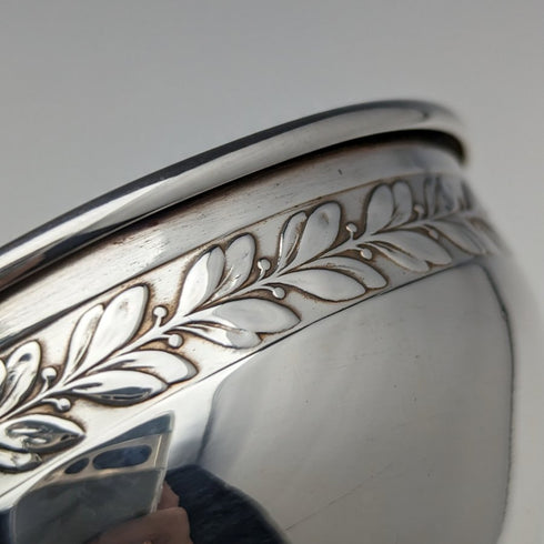 Colador de té antiguo alemán de WMF bañado en plata