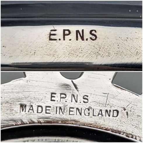 英国ヴィンテージ シルバープレート製 ティーストレーナー