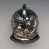 English antique silver plate sugar bowl with scoop
