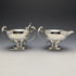 British Vintage Silver Plate Sugar Pot & Cream Jug