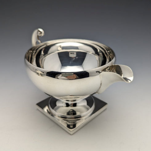 British Vintage Silver Plate Sugar Pot & Cream Jug