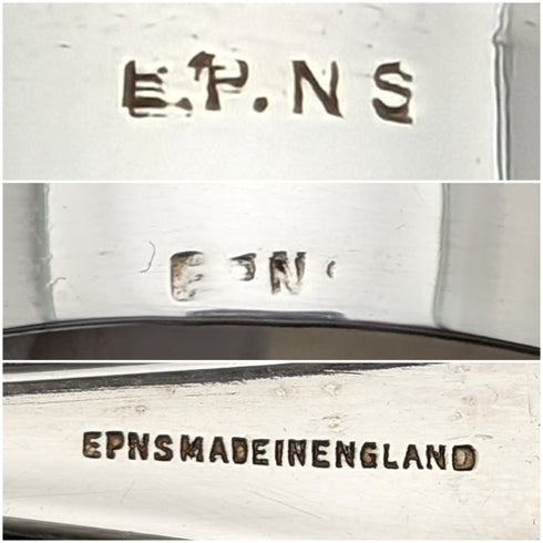 英國復古銀盤蛋架&餐巾環&勺子套裝盒裝