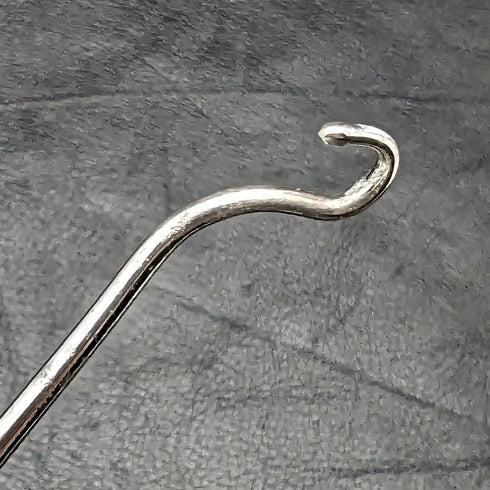 Circa 1892 British antique sterling silver handle accessory set in case