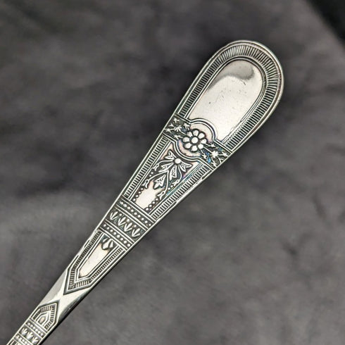 大約 1890 年英國古董鍍銀 Crisling 餐具套裝