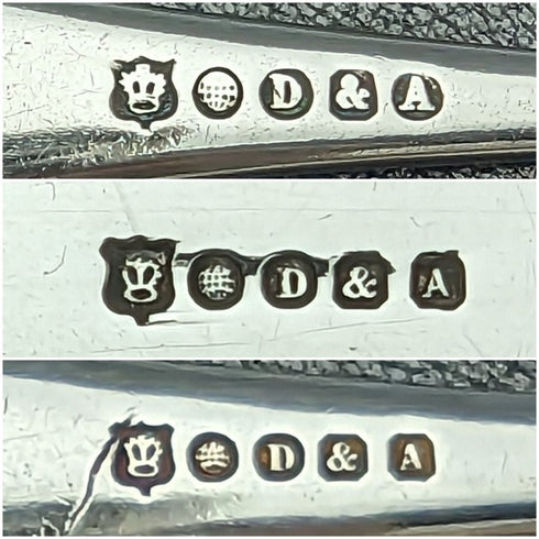 大約 1890 年英國古董鍍銀 Crisling 餐具套裝