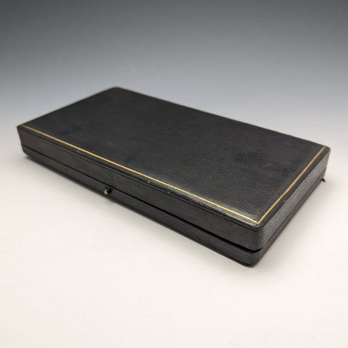 英国アンティーク シルバープレート製 サービングスプーン ペア ケース入