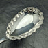 English antique silver plated serving spoon pair in case