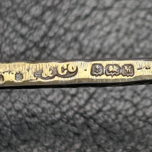 1936 British Vintage Pure Silver Annoting Spoon Mayes Mills