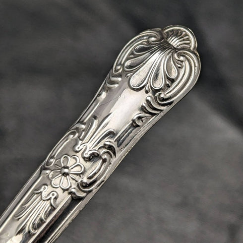 1975 British Vintage Sterling Silver Handle Small Cake Server Boxed