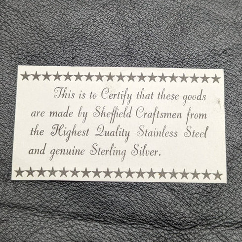 1975 British Vintage Sterling Silver Handle Small Cake Server Boxed