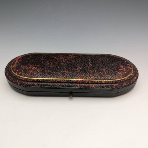 1894 年英國古董純銀勺子精美雕刻盒