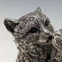 UK William Comyns Two Kittens Sterling Silver Filled Sculpture Figurine 178g