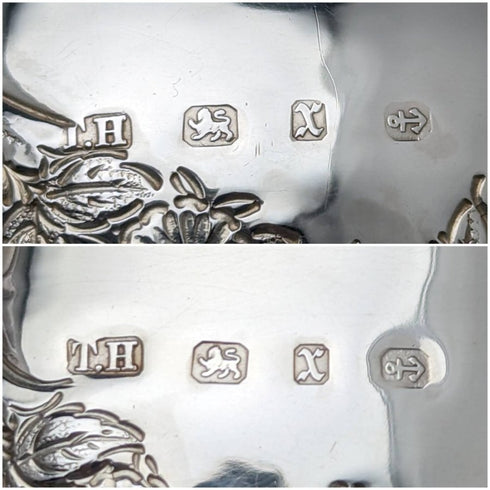 1897 年英國古董純銀糖罐和奶油罐總計 183 克