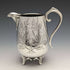 English vintage plate pewter 3-piece teapot set