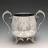 English vintage plate pewter 3-piece teapot set