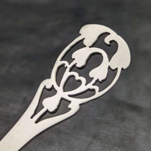 1917 British Antique Sterling Silver Tea Strainer