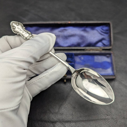 1896 年英國古董純銀勺子盒 Joseph Gloster