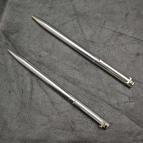 US Vintage Tiffany Sterling Silver Propulsion Pencil & Ballpoint Pen in Case