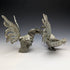 British Vintage Pewter Chicken Figurine Pair