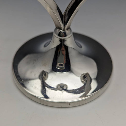 英国ヴィンテージ シルバープレート製 3口 キャンドルスタンド 燭台