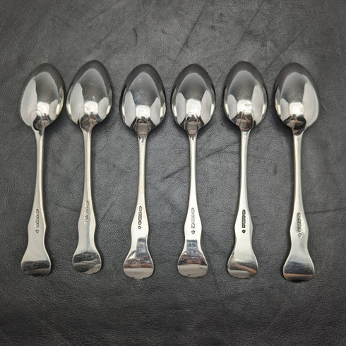 English antique silver plate dinner spoon x6