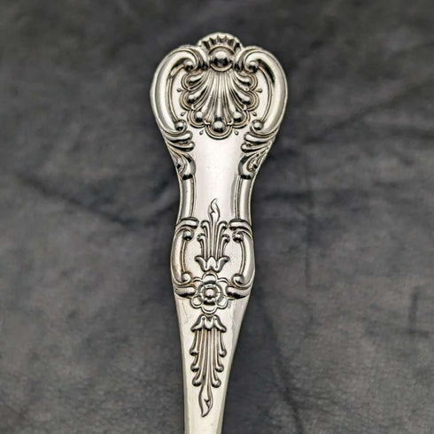 English antique silver plate dinner spoon x6