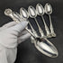 English antique silver plate dinner spoon x6