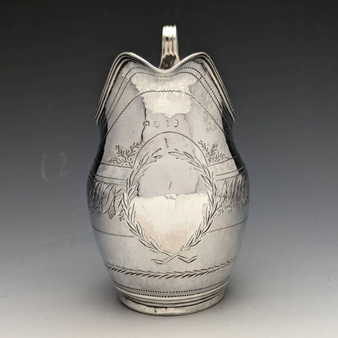 1801 British Antique Georgian Sterling Silver Cream Jug 97g
