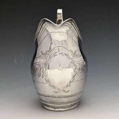 1801 British Antique Georgian Sterling Silver Cream Jug 97g