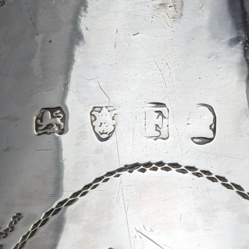 1801 British Antique Georgian Sterling Silver Cream Jug 97g