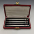British Vintage Pure Silver (925 Silver) Propulsion Pencil Set of 4 Boxed