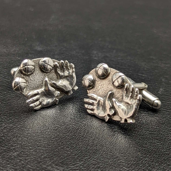 英国复古纯银(925银)手工设计袖扣
