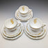 1940 British Gladstone teacup trio 3 sets