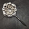 American Vintage Sterling Silver Tea Strainer with Wooden Handle