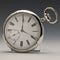 Reloj de bolsillo antiguo Ulysse Nardin, caja de plata con grabado de soldado, en buen estado de funcionamiento