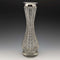 1915 British antique cut glass large vase with pure silver decoration Walker&Hall