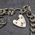 British vintage sterling silver charm bracelet 71g
