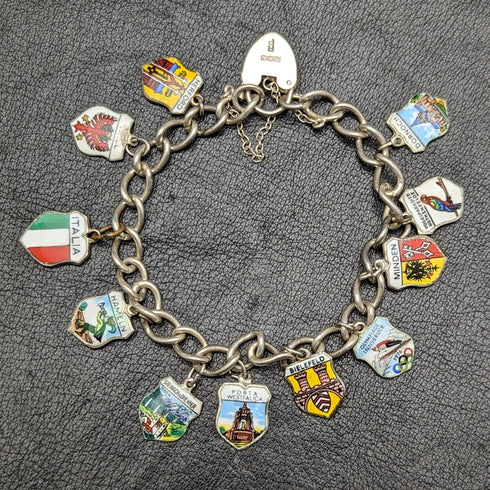 英國復古純銀魅力手鍊 23 克