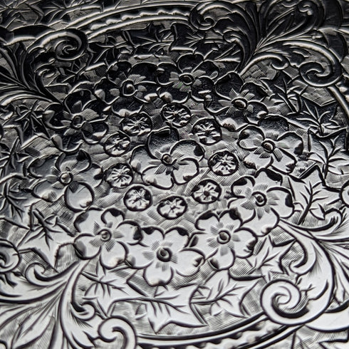 1889 British Antique Sterling Silver Double Open Card Case 123g Deakin and Francis