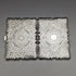1889 British Antique Sterling Silver Double Open Card Case 123g Deakin and Francis