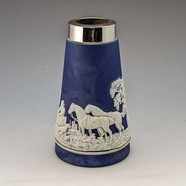 English Vintage Jasperware Vase / Vase William Adams