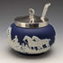 英国古董 Jasperware 糖罐 William Adams